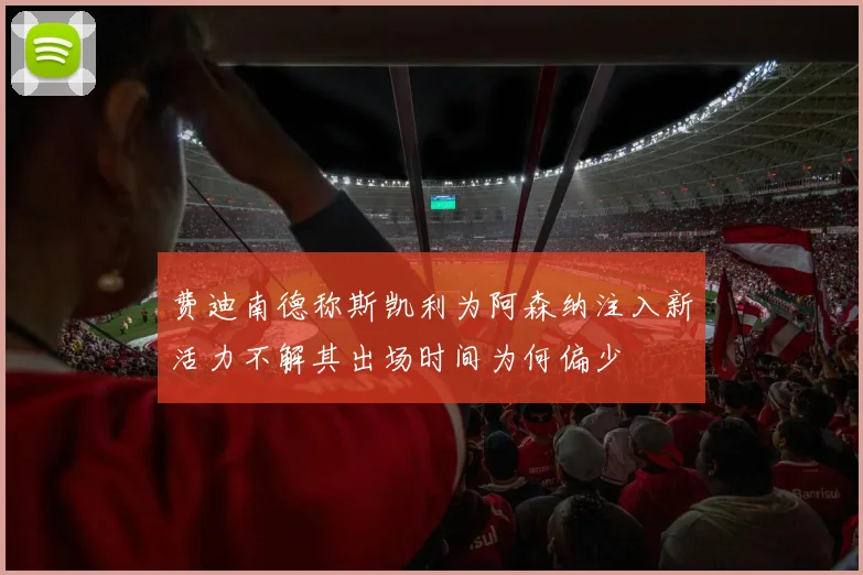 费迪南德称斯凯利为阿森纳注入新活力不解其出场时间为何偏少